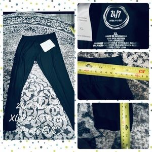 24/7 Xl Black Leggings.